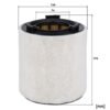 Filtro de aire MANN FILTER - C 15 008